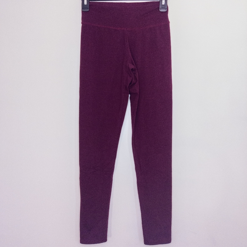 American Eagle Leggings Small Maroon Aerie Women's Stretch Pants